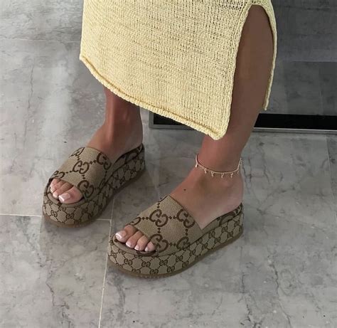 gucci platform sandals outfit|Gucci platform sandals aliexpress.